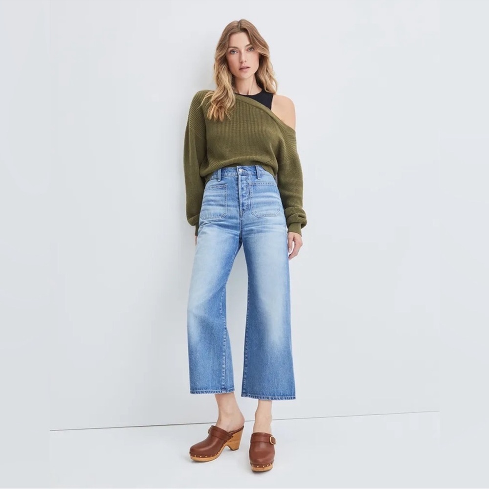 Veronica Beard Grant‎ Wide Leg Denim Jeans- NWT